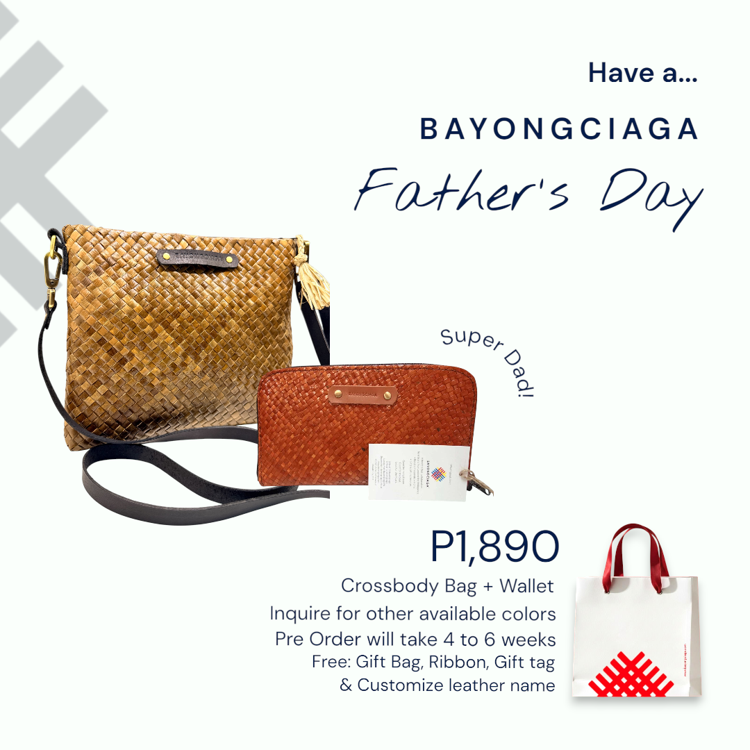 Father's day Bundle - 3 (Banig Crossbody Bag + Banig Pouch)