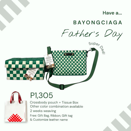 Father's day Bundle - 6 (Crossbody Bag + Tissue Box)