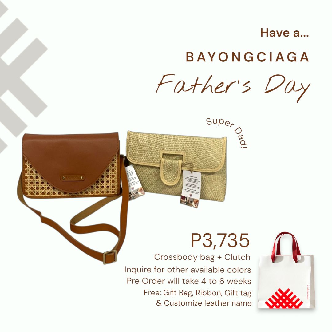 Father's day Bundle - 9 (Solihiya Crossbody bag  + Sabutan Clutch)