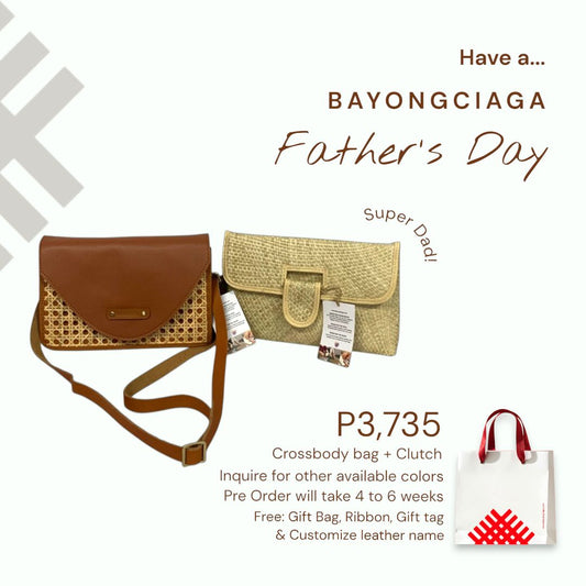 Father's day Bundle - 9 (Solihiya Crossbody bag  + Sabutan Clutch)